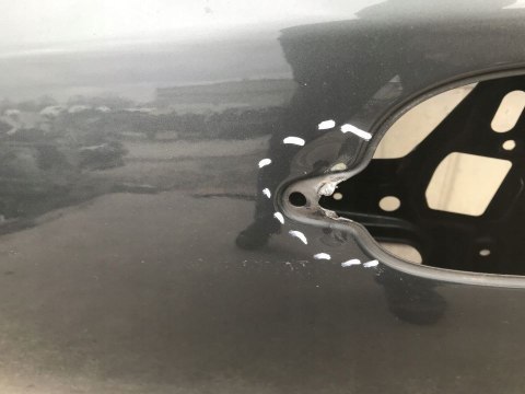 DRZWI BMW E60 E61 LEWY PRZÓD LEWE PRZEDNIE