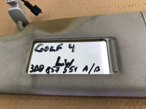 Daszek Vw Volkswagen Golf IV 97-06r.lewy przeciwsłonecznik OSŁONA SŁONECZNA przesłonka 3b0857551 a/b