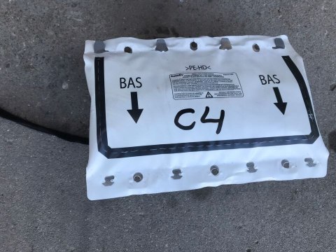 Deska rozdzielcza CITROEN C4 I 04-10r. konsola kokpit airbag poduszki sensor komplet