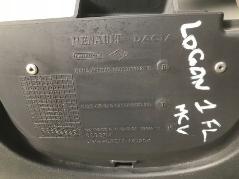 Deska rozdzielcza Dacia Logan Mcv I 04-12r. konsola kokpit airbag poduszki sensor komplet 8201002828