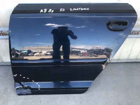 Drzwi Audi a3 8p sportback 5d lewy tył lewe tylne