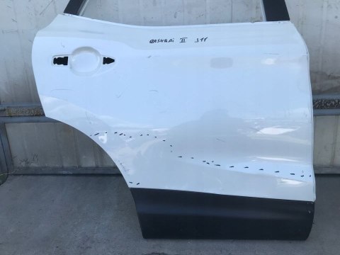 DRZWI NISSAN QASHQAI J11 PRAWE TYLNE białe