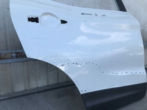 DRZWI NISSAN QASHQAI J11 PRAWE TYLNE białe