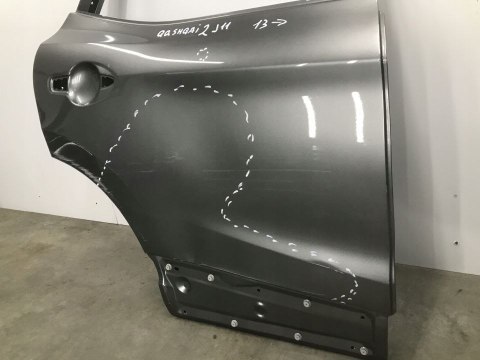 DRZWI NISSAN QASHQAI J11 PRAWE TYLNE szare