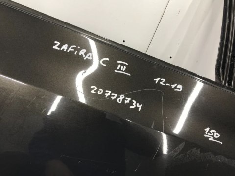 Drzwi Opel zafira c III 3 12-19 prawy tył prawe tylne 20778734