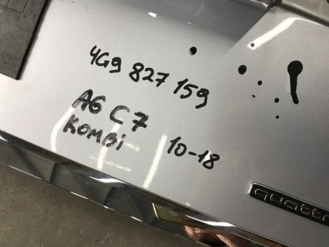 Klapa bagażnika Audi a6 c7 10-18 kombi z listwą chrom