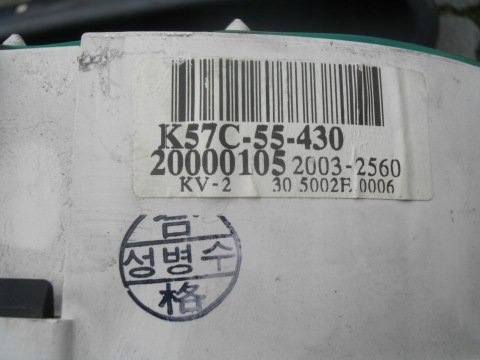 Licznik Kia Carnival zegary obrotomierz prędkościomierz wskaźnik K57C-55-430 7881-5340 7880-5520