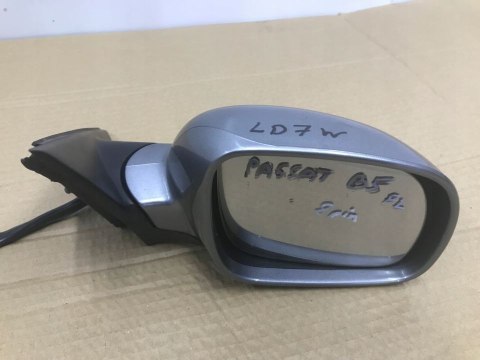 Lusterko Vw Volkswagen Passat B5 zewnętrzne prawe kolor LD7W 3B0857934