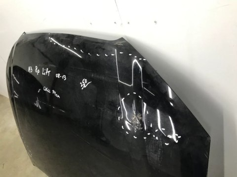 Maska Audi A3 8p lift 08-13 pokrywa czarna