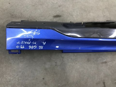 Nakładka progu BMW x6 G06 m-pakiet 19- prawa listwa progowa + ślizg KOMPLET 868012 868011