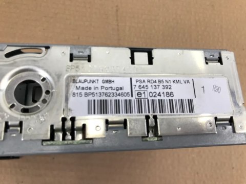 Radio Citroen C4 I 04-10r czytnik dvd tuner BLAUPUNKT 9659138977