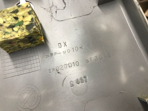 Tapicerka Fiat Panda II 2 boczek drzwi komplet