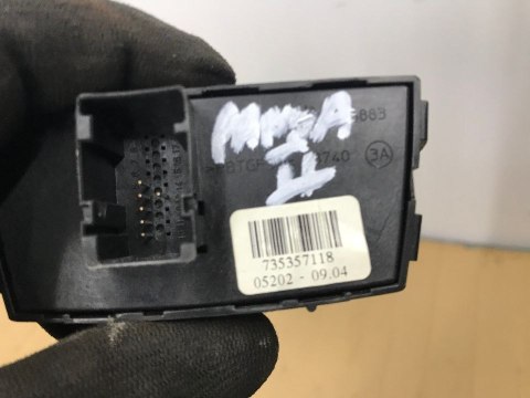 Włącznik świateł awaryjnych Fiat Panda 2 II 03-12r. przycisk świateł przeciwmgielnych 735357118