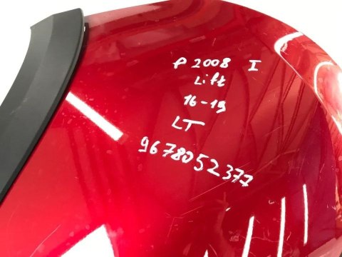 Zderzak tylny Peugeot 2008 I 1 lift 16-19r PDC 9678052377