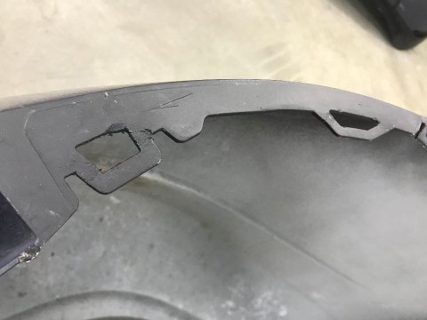 Zderzak tylny Skoda Fabia III 3 kombi 15-18r 6V9807421