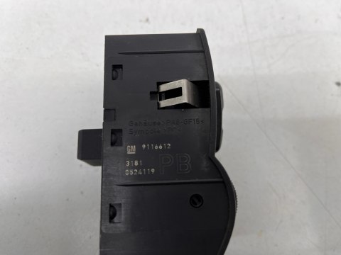 Przełącznik Opel corsa c przycisk włącznik świateł przeciwmgielnych pokrętło regulacji 9116612