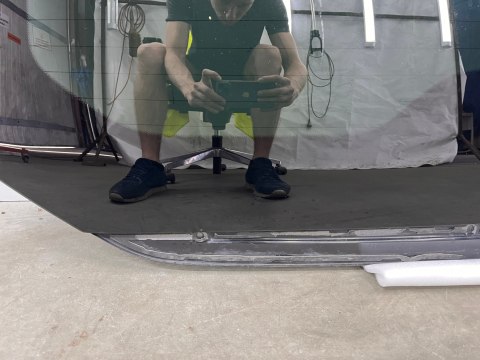 Szyba tylna Mercedes Vito W447 klapy bagażnika z ramą stelażem przyciemniona fabrycznie 2014r-