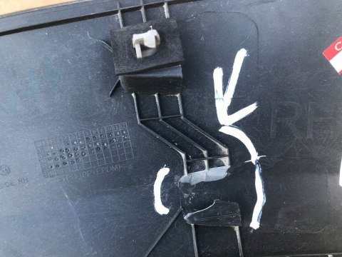 Listwa Hyundai Kona I 1 nakładka rant nadkola błotnika prawa tylna 2017-2023r. 7726154P0