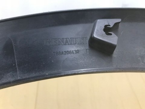 Listwa Renault Captur 1 I nakładka rant nadkola błotnika prawa tylna 2013-2019r. 788A20643R