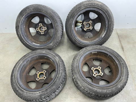 Felga Opel 7x15 ET35 4x100 felgi aluminiowe Dicastal komplet koła z oponami PCC7015B