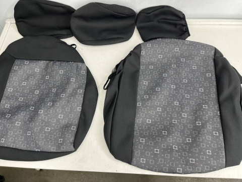 Fotele Citroen Jumpy SpaceTourer Zafira Life Peugeot Traveller Pokrowce na siedzenia 2 lub 3 rząd NOWE 1614270180