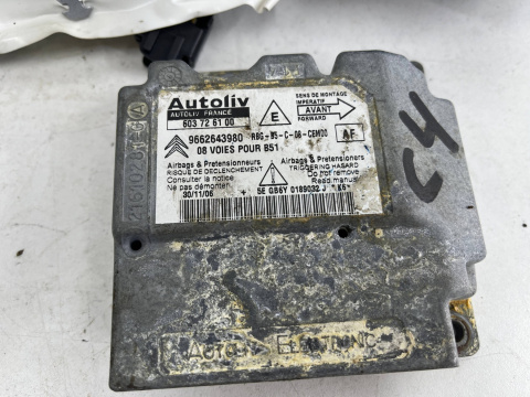 Airbag Citroen C4 I 04-10r. poduszka powietrzna kierownicy pasażera sensor komplet