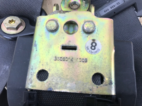 Pas bezpieczeństwa renault scenic 2 II prawy przód 03-09 czarny